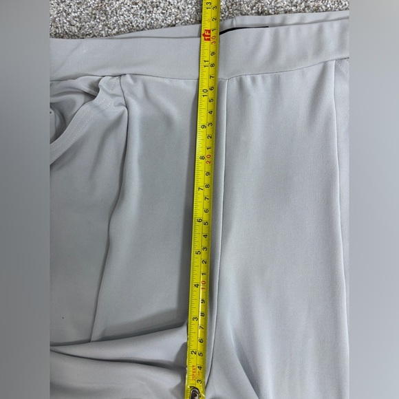 SYMPLI Black Pull-On Cropped Cuffed Jersey Knit Pants Size 6 EUC made in Canada - Picture 4 of 9